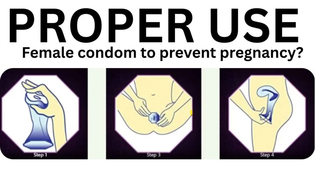 How to use a female condom properly to prevent pregnancy?