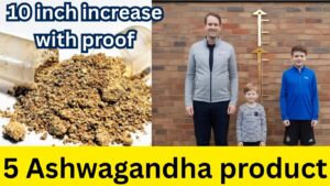 Best ashwagandha powder brand in India for height growth with 100% Proof.