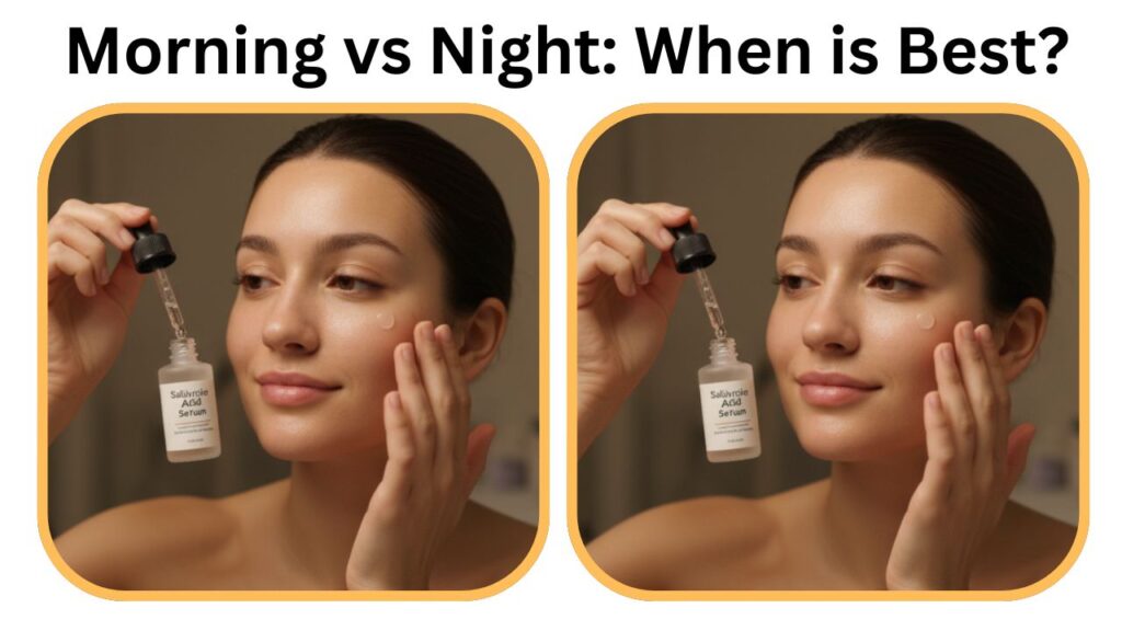 Morning vs Night When is Best? Why Use Salicylic Acid at Night? How to Use Salicylic Acid on Face at Night?